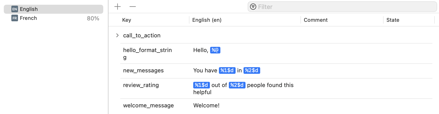 Updating the new_messages localisation to contain two plural placeholders.