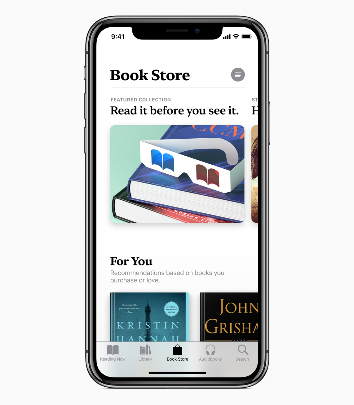 The Apple Books app, showing off the New York typeface.